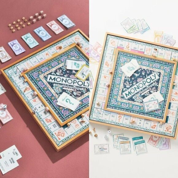NEW ANTHROPOLOGIE Darby Edition Monopoly Board Game - Picture 1 of 12